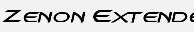 Zenon Extended Italic